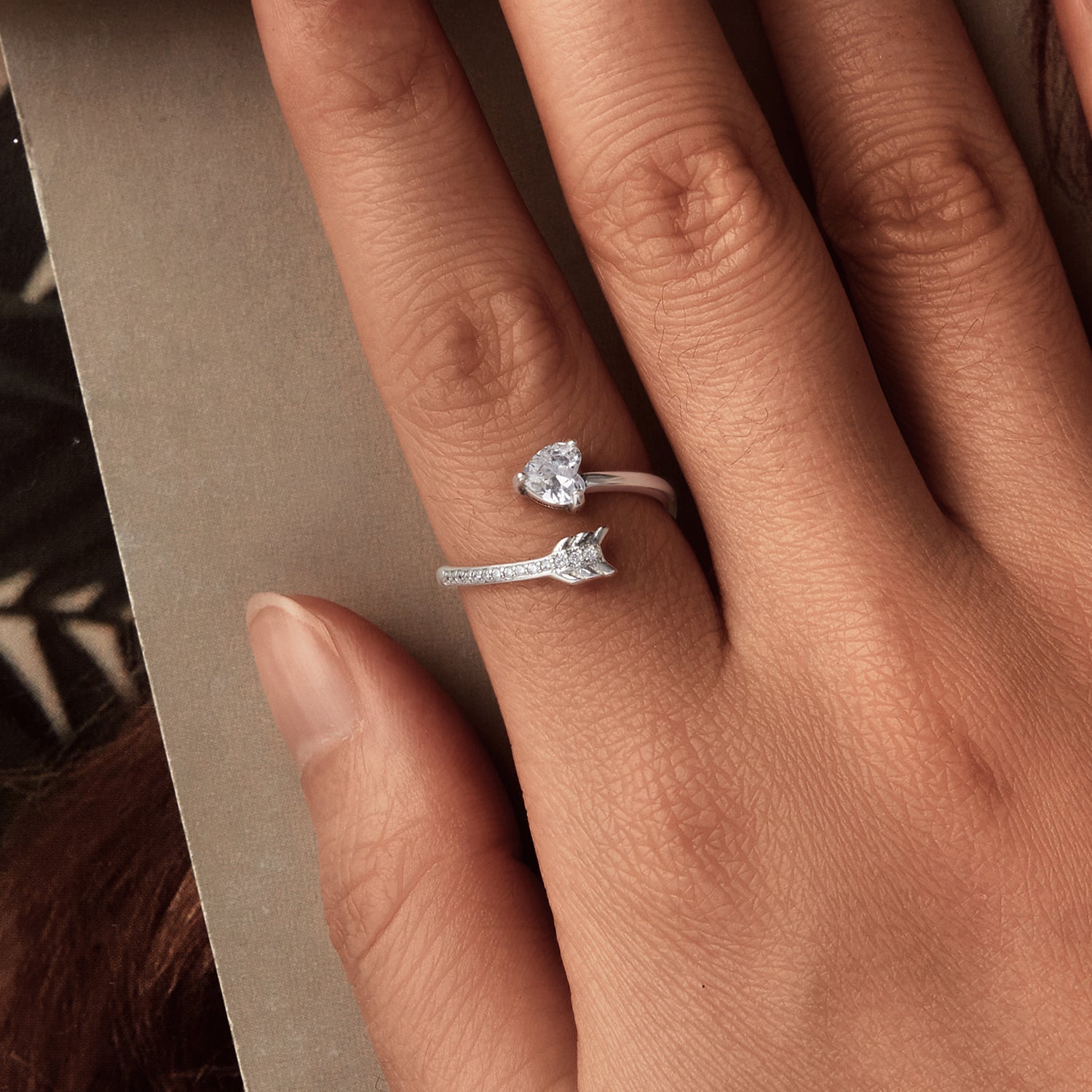 925 Sterling Silver Oxidized Pavé Setting CZ Ring  DestGlow