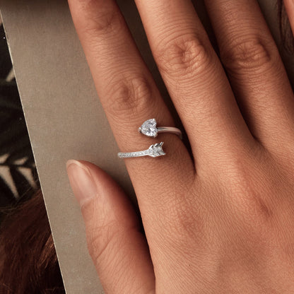 925 Sterling Silver Oxidized Pavé Setting CZ Ring  DestGlow