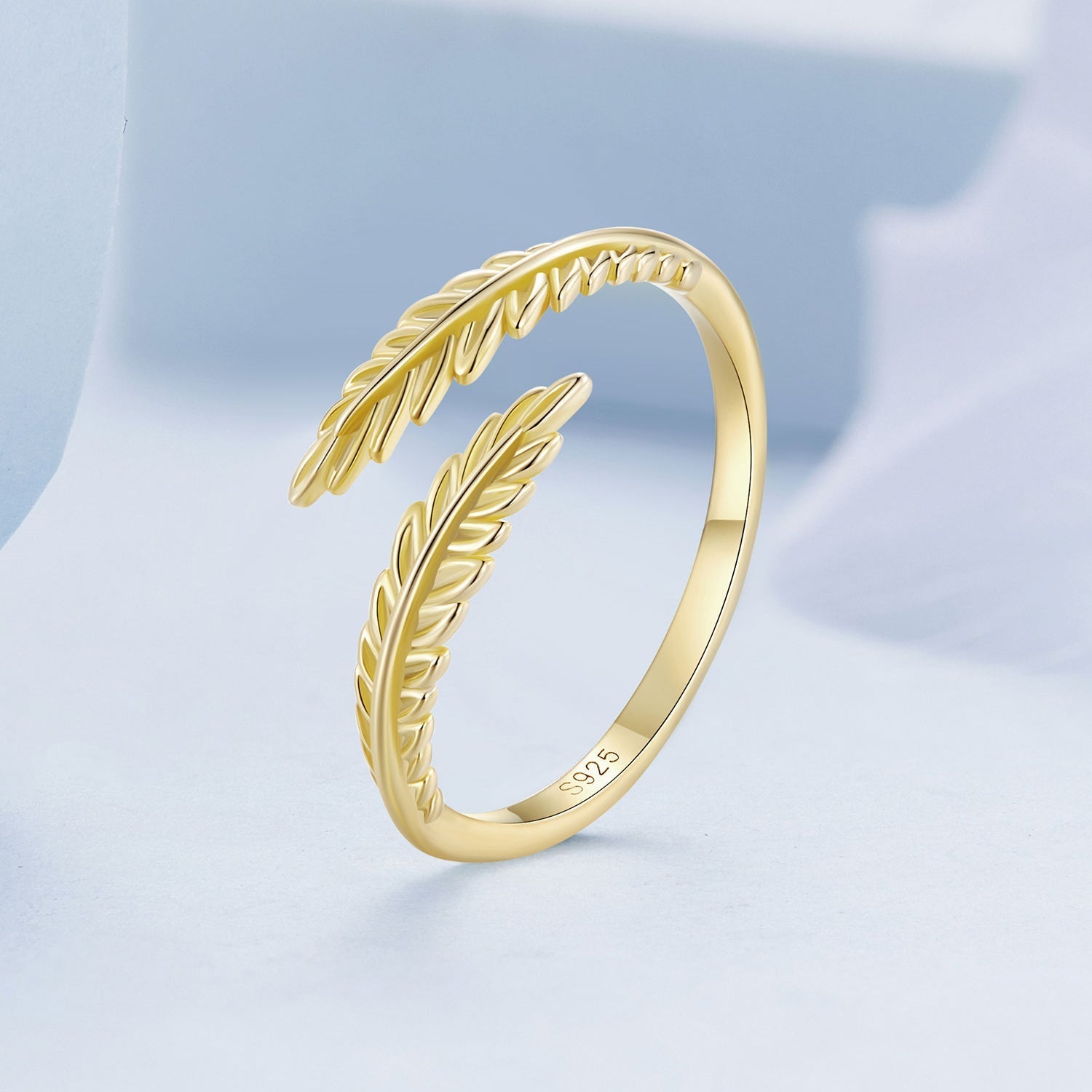 S925 Sterling Silver Gold Plated 0.16cm Ring  DestGlow