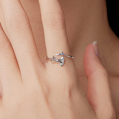 925 Sterling Silver Oxidized Silver Ring 0.16cm Width for Women  DestGlow