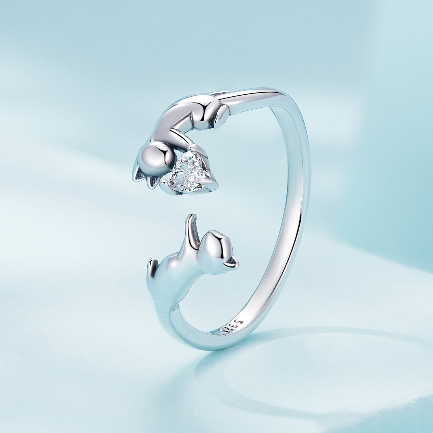 925 Sterling Silver 3mm Pavé Setting CZ Ring  DestGlow