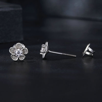 S925 Sterling Silver 3.00 Carat Moissanite Earrings for Women  DestGlow
