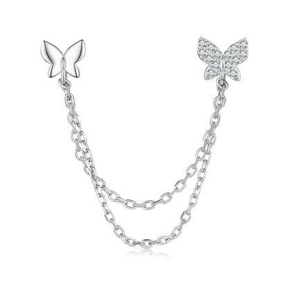 S925 Sterling Silver 40mm Pavé CZ Earrings  DestGlow