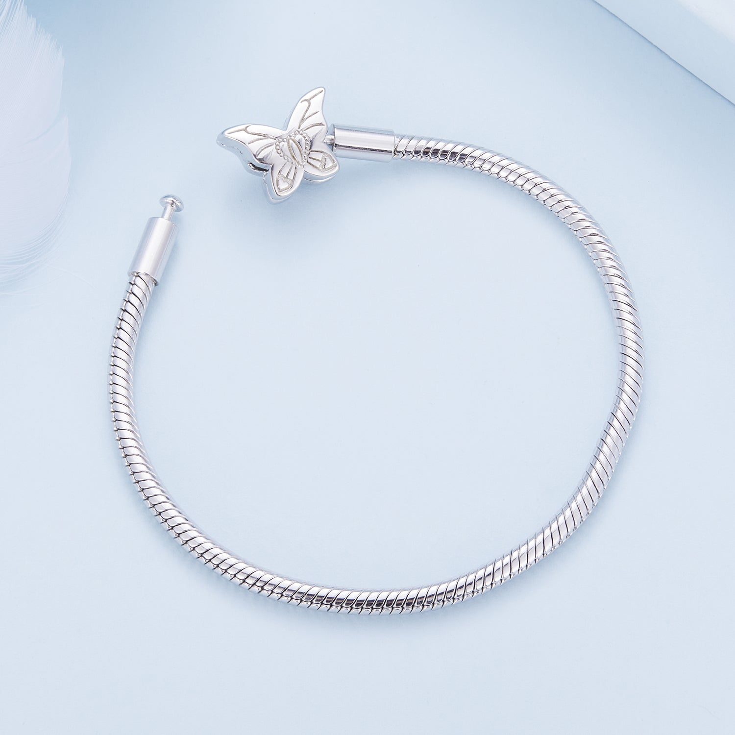 925 Sterling Silver Moonstone Bracelet 17.0 cm Pavé Setting for Women  DestGlow