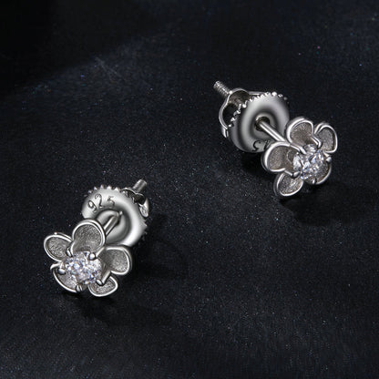 S925 Sterling Silver 3.00 Carat Moissanite Earrings for Women  DestGlow