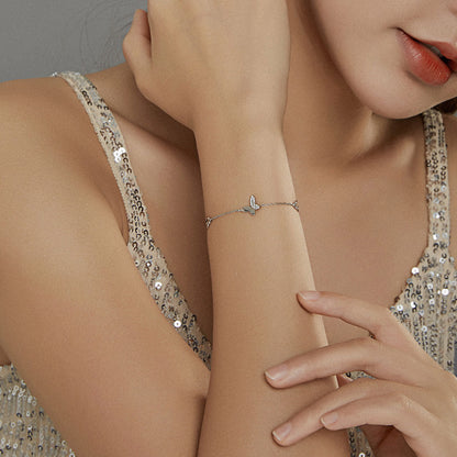 925 Sterling Silver Pavé Setting CZ Bracelet for Women  DestGlow