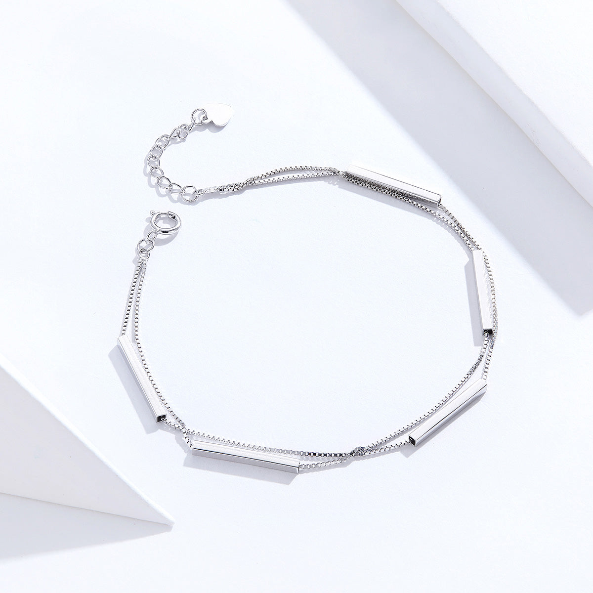 925 Sterling Silver Bracelet 20cm for Women  DestGlow