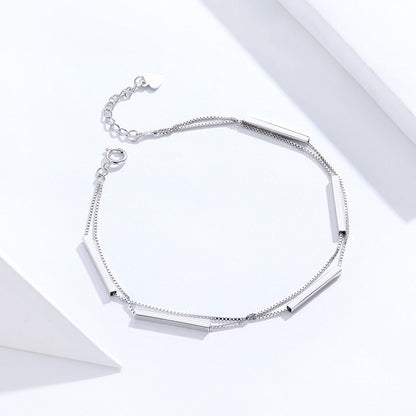 925 Sterling Silver Bracelet 20cm for Women  DestGlow