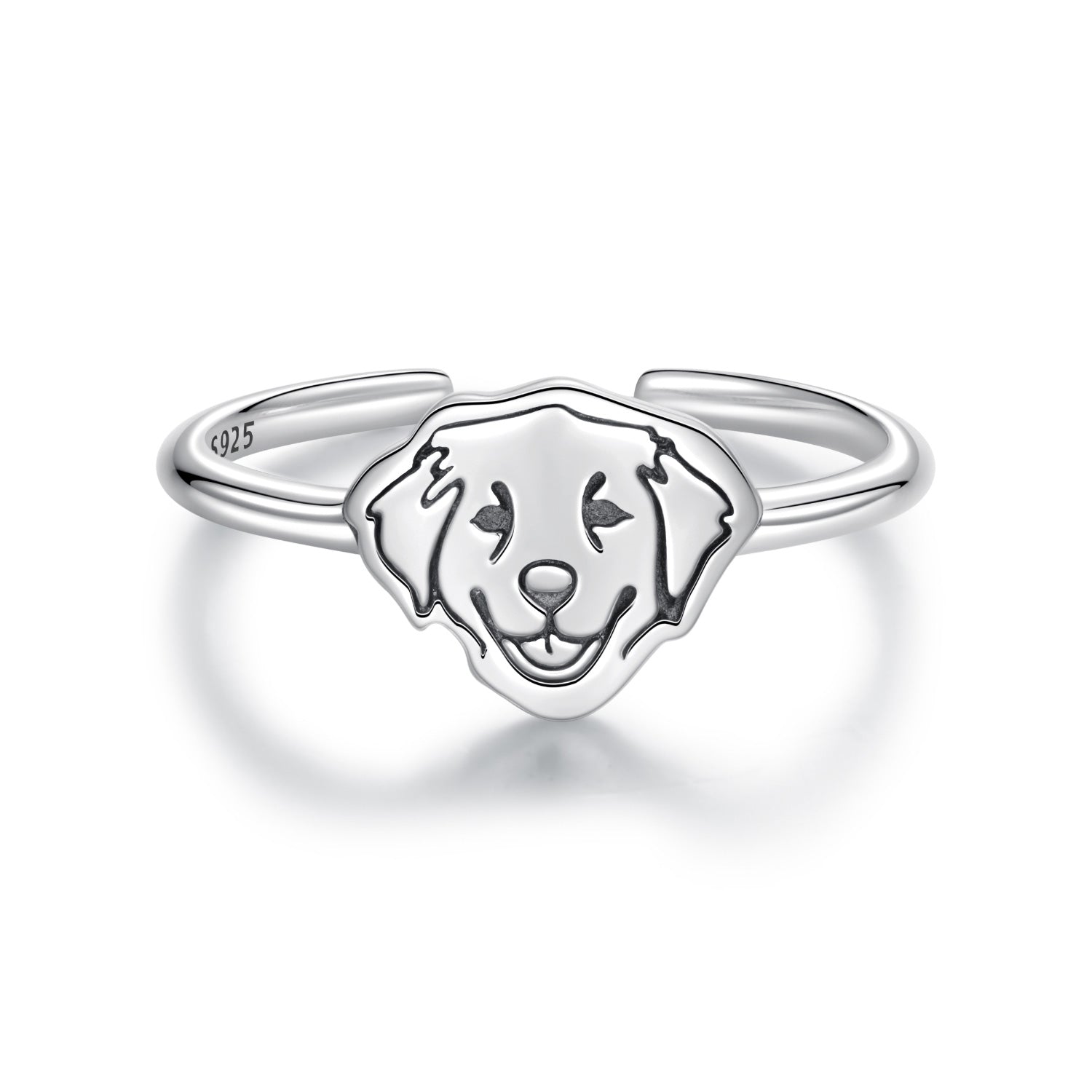 925 Sterling Silver Oxidized Silver Stylish Ring  DestGlow