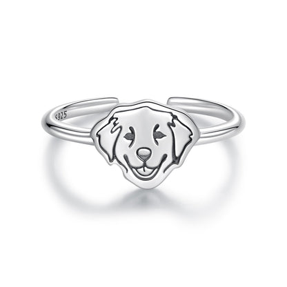 925 Sterling Silver Oxidized Silver Stylish Ring  DestGlow