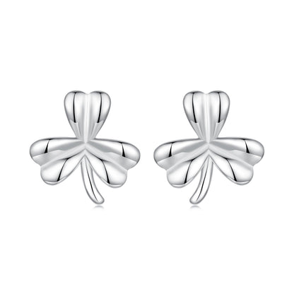 925 Sterling Silver White Gold Plated 0.7cm Earrings for Women  DestGlow