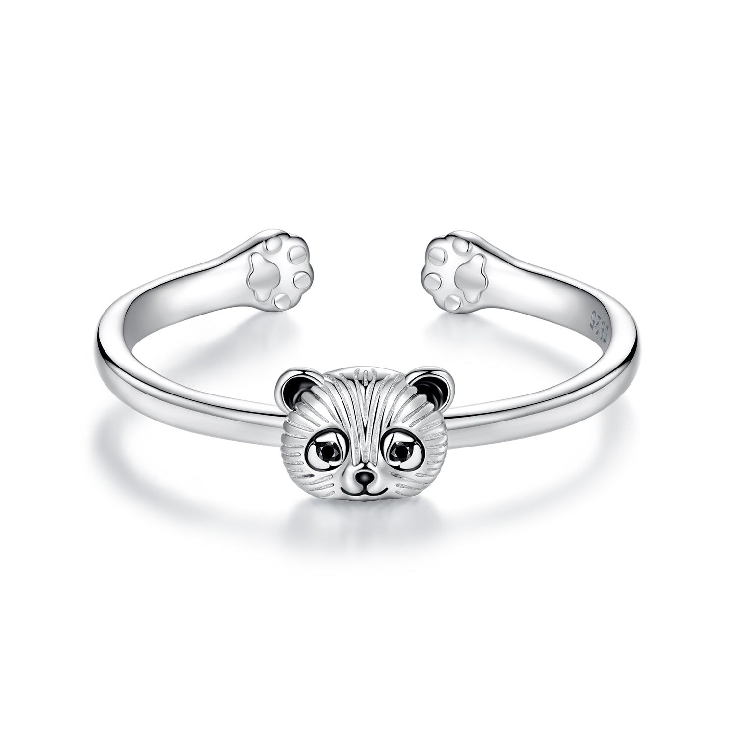 925 Sterling Silver White Gold Plated Enamel Ring for Women  DestGlow