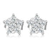 925 Sterling Silver Plated Platinum Pavé Setting CZ Earrings for Women  DestGlow
