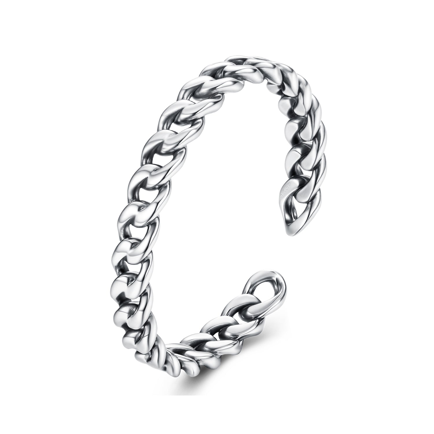 925 Sterling Silver Oxidized Silver Ring for Women  DestGlow