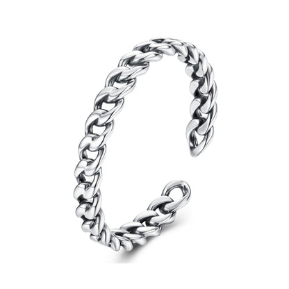 925 Sterling Silver Oxidized Silver Ring for Women  DestGlow