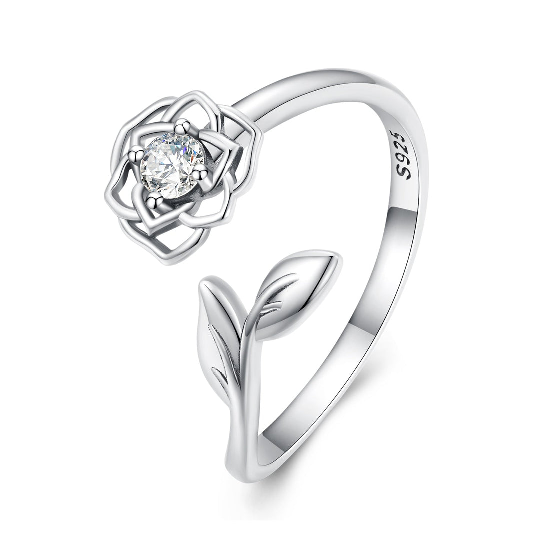 S925 Sterling Silver Pavé Setting CZ Ring for Women  DestGlow