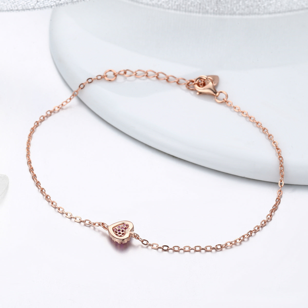 925 Sterling Silver 22cm Bracelet for Women  DestGlow