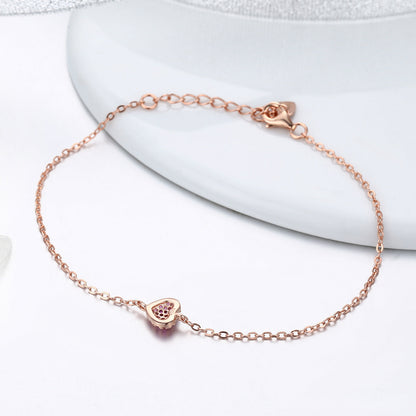 925 Sterling Silver 22cm Bracelet for Women  DestGlow