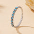 925 Sterling Silver Synthetic Turquoise Ring Size 6.0 by Bids.com