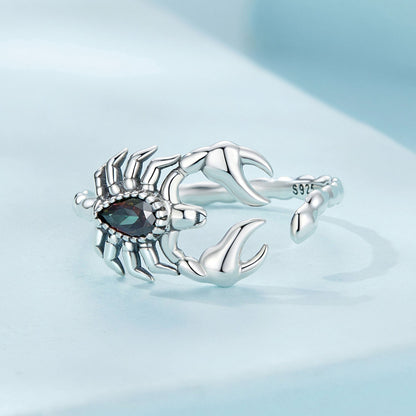 925 Sterling Silver Pavé CZ Oxidized Silver Ring 1.9mm Style E  DestGlow