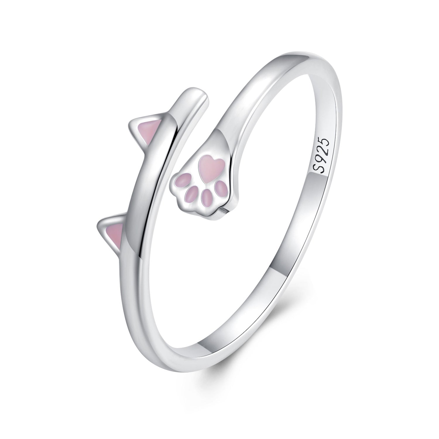 S925 Sterling Silver Enamel Oxidized Ring  DestGlow