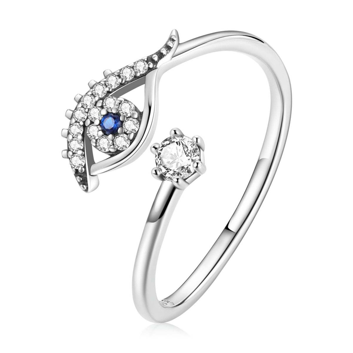 S925 Sterling Silver Pavé Set CZ Oxidized Silver Ring  DestGlow