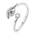 S925 Sterling Silver Pavé Set CZ Oxidized Silver Ring  DestGlow