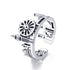 S925 Sterling Silver 1.2 cm Wide Ring  DestGlow