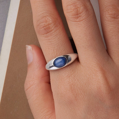 925 Sterling Silver Kyanite Ring for Women  DestGlow