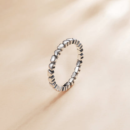 925 Sterling Silver Oxidized Ring Size 6.0 for Women  DestGlow