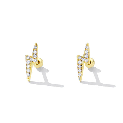 925 Sterling Silver Earrings with Pavé Setting CZ for Women