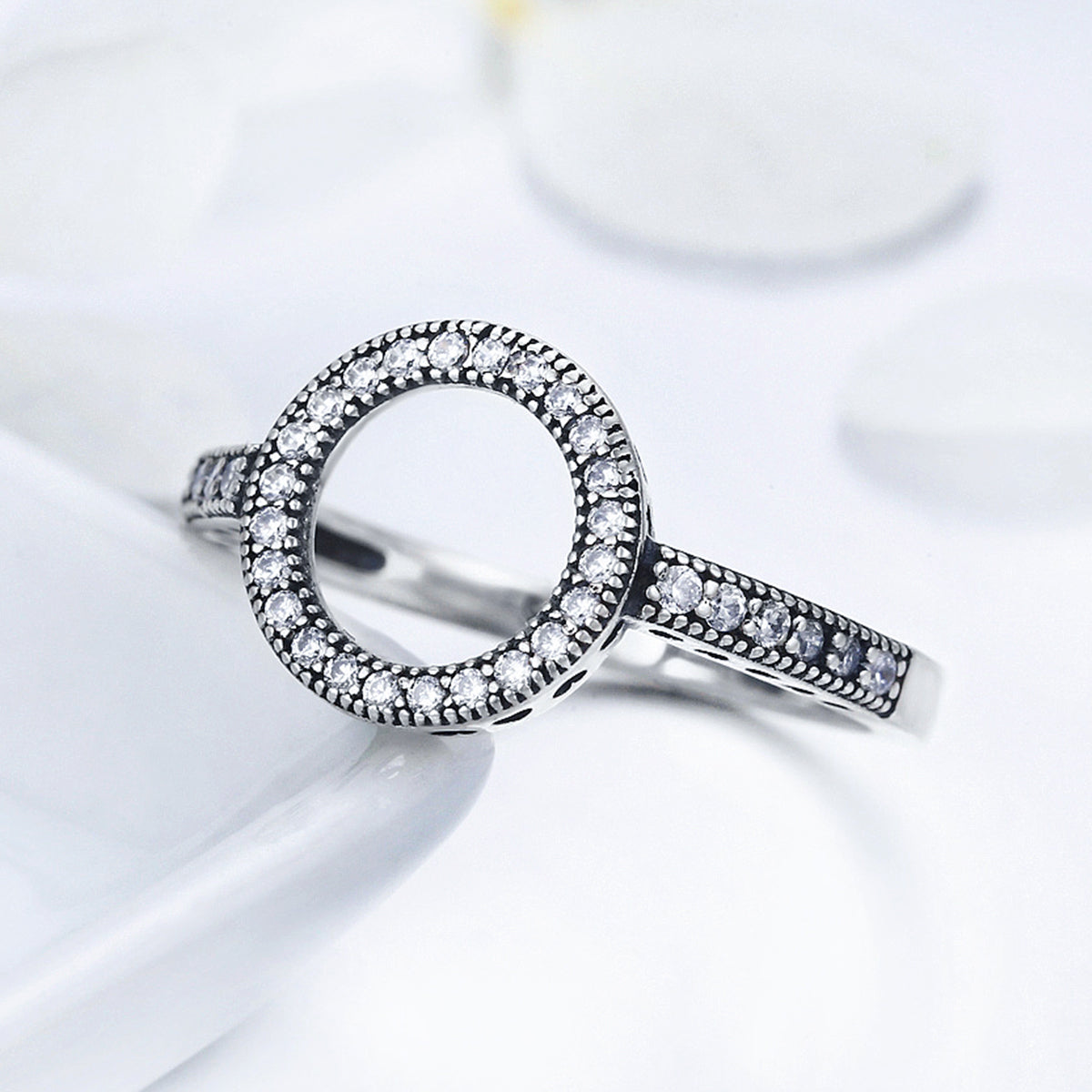 925 Sterling Silver Size 6.0 Ring for Women  DestGlow