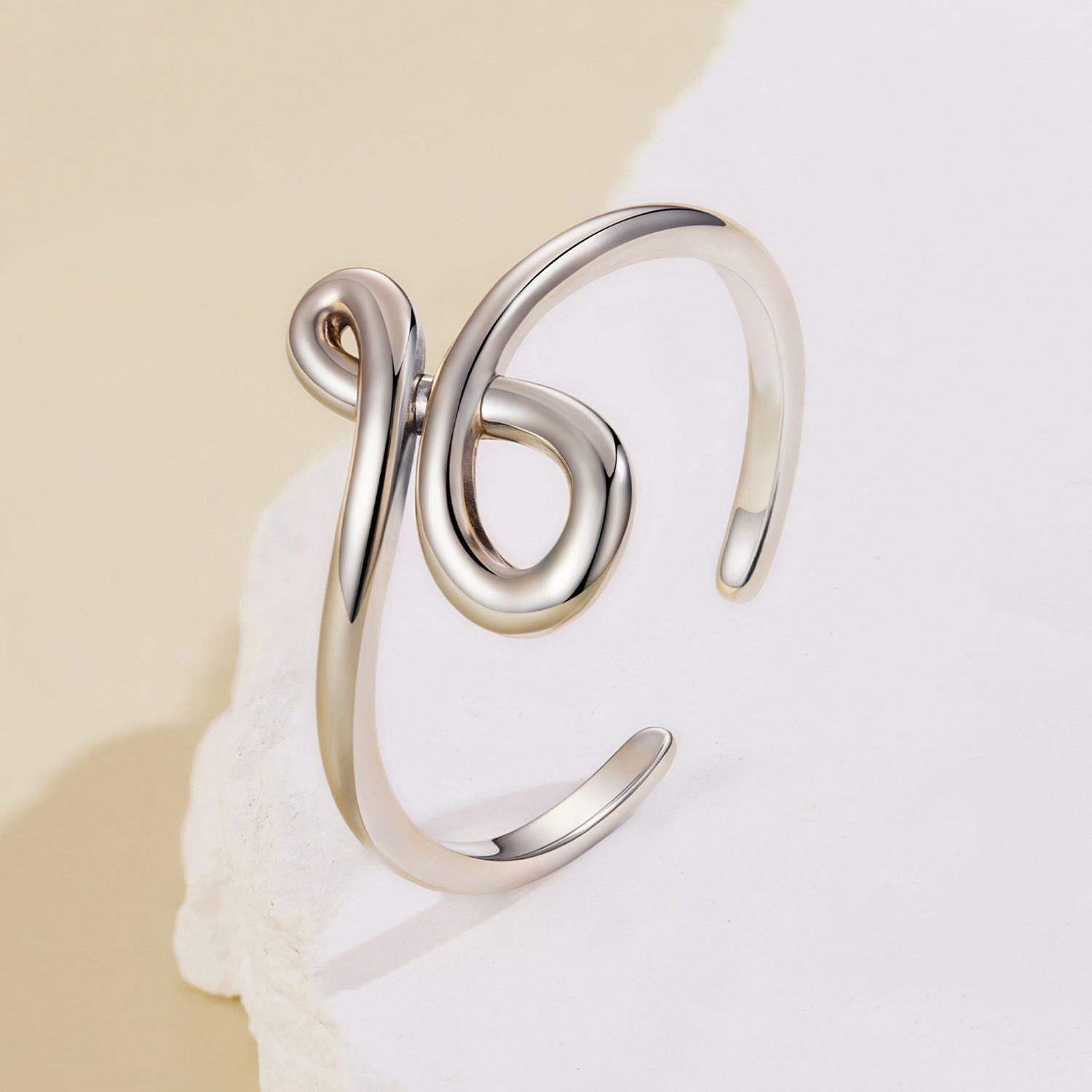 925 Sterling Silver Oxidized Silver 0.16 cm Ring  DestGlow