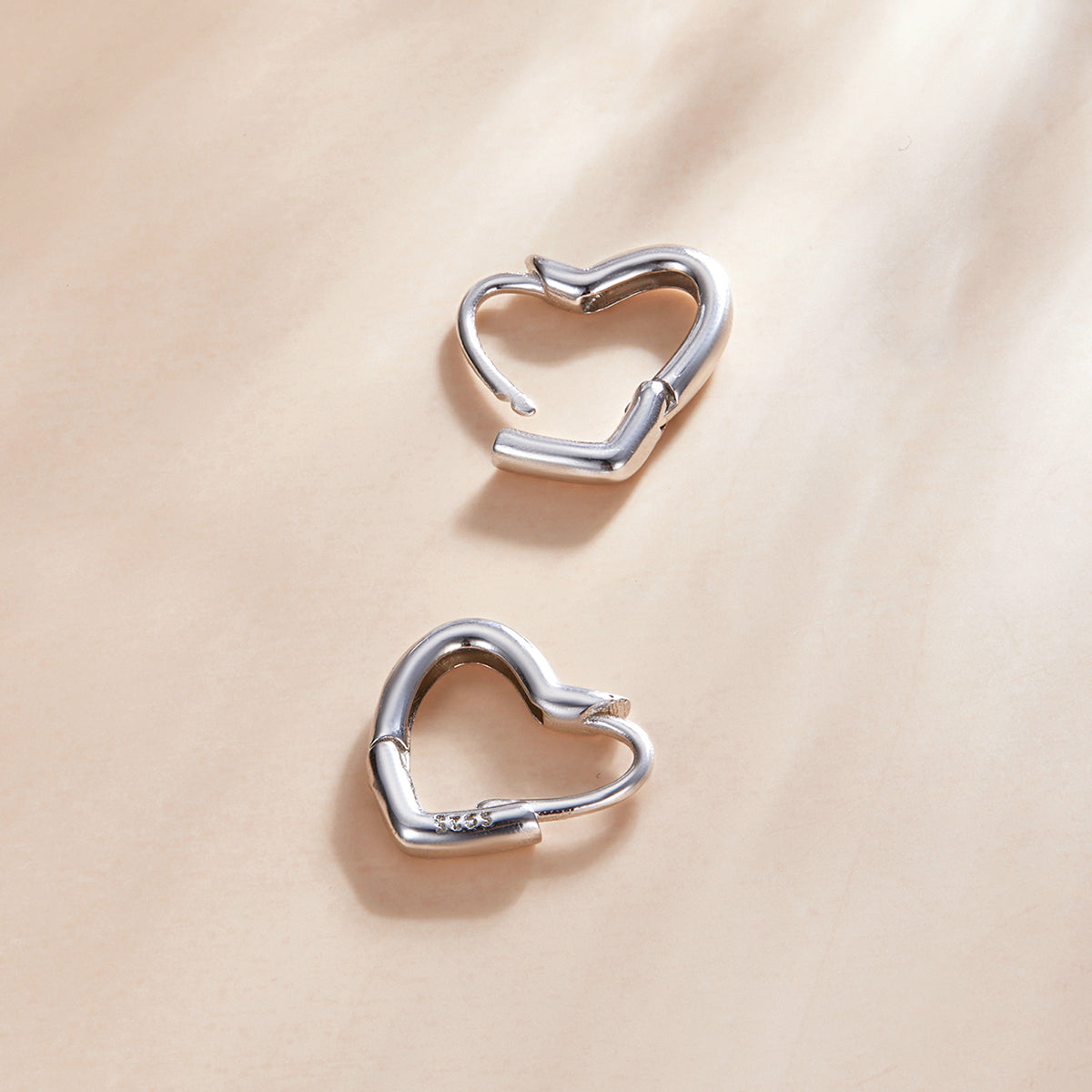 925 Sterling Silver &amp; Platinum Earrings for Women  DestGlow