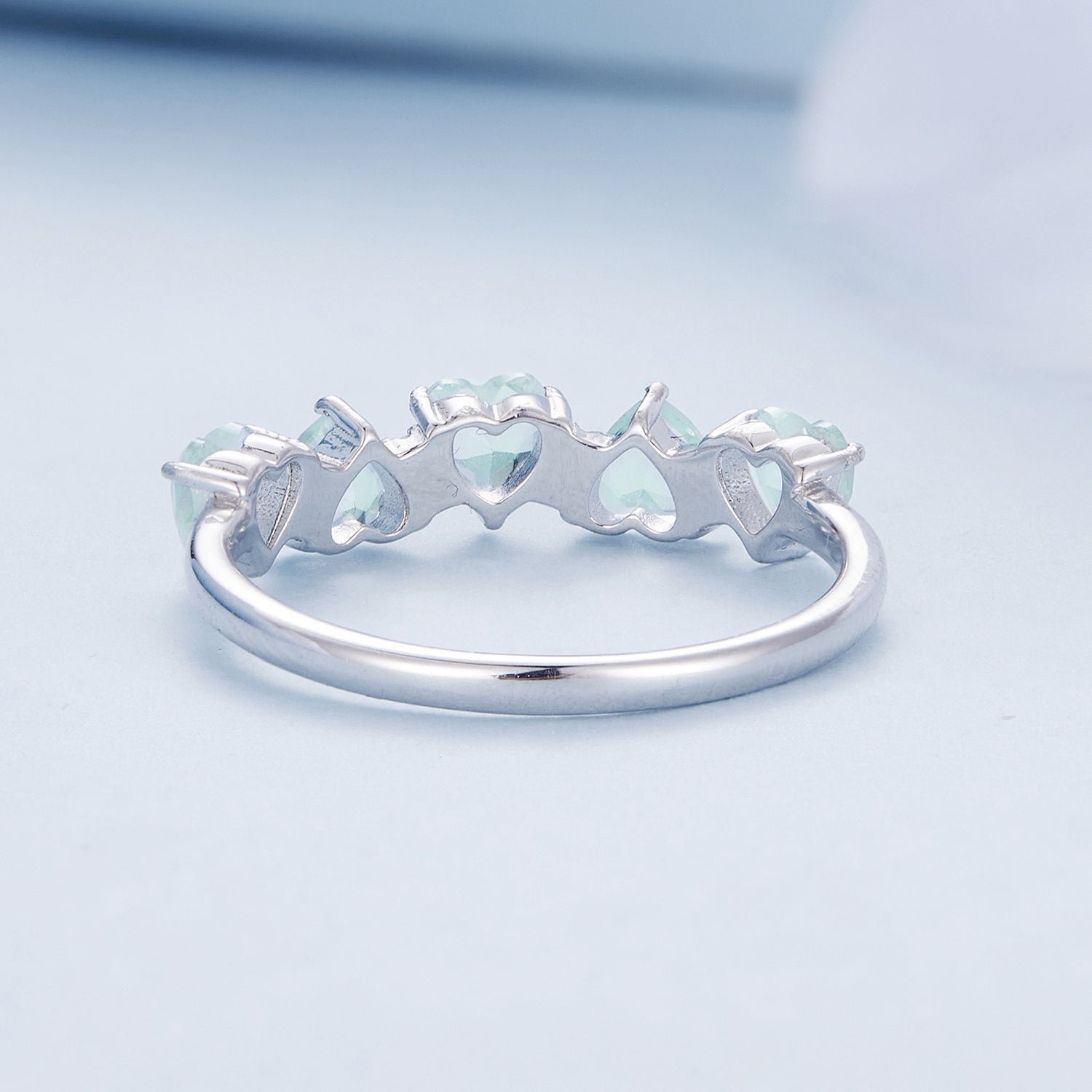 925 Sterling Silver Ring with 4.5mm Pavé Set CZ, Size 7, for Women by Bids.com