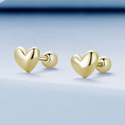 925 Sterling Silver Plated Platinum 5mm Earrings for Women  DestGlow