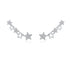 925 Sterling Silver Earrings with Plated Platinum and Pavé Setting CZ  DestGlow