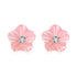 925 Sterling Silver Earrings with High-Quality Nacre and Pavé CZ, Oxidized Silver  DestGlow