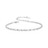 925 Sterling Silver + White Gold Plated Bracelet  DestGlow