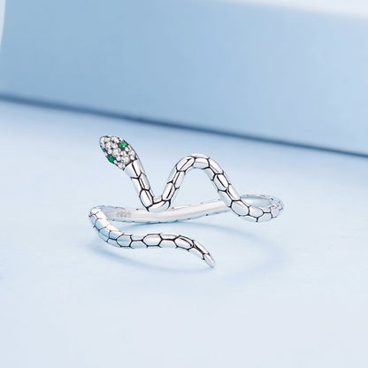 925 Sterling Silver Pavé Setting CZ Oxidized Silver Ring for Women by Bids.com