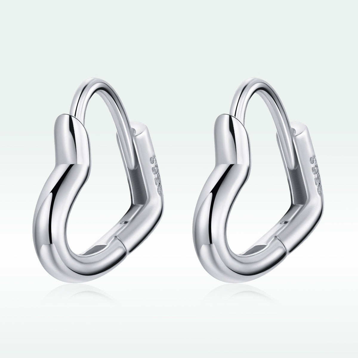 925 Sterling Silver &amp; Platinum Earrings for Women  DestGlow
