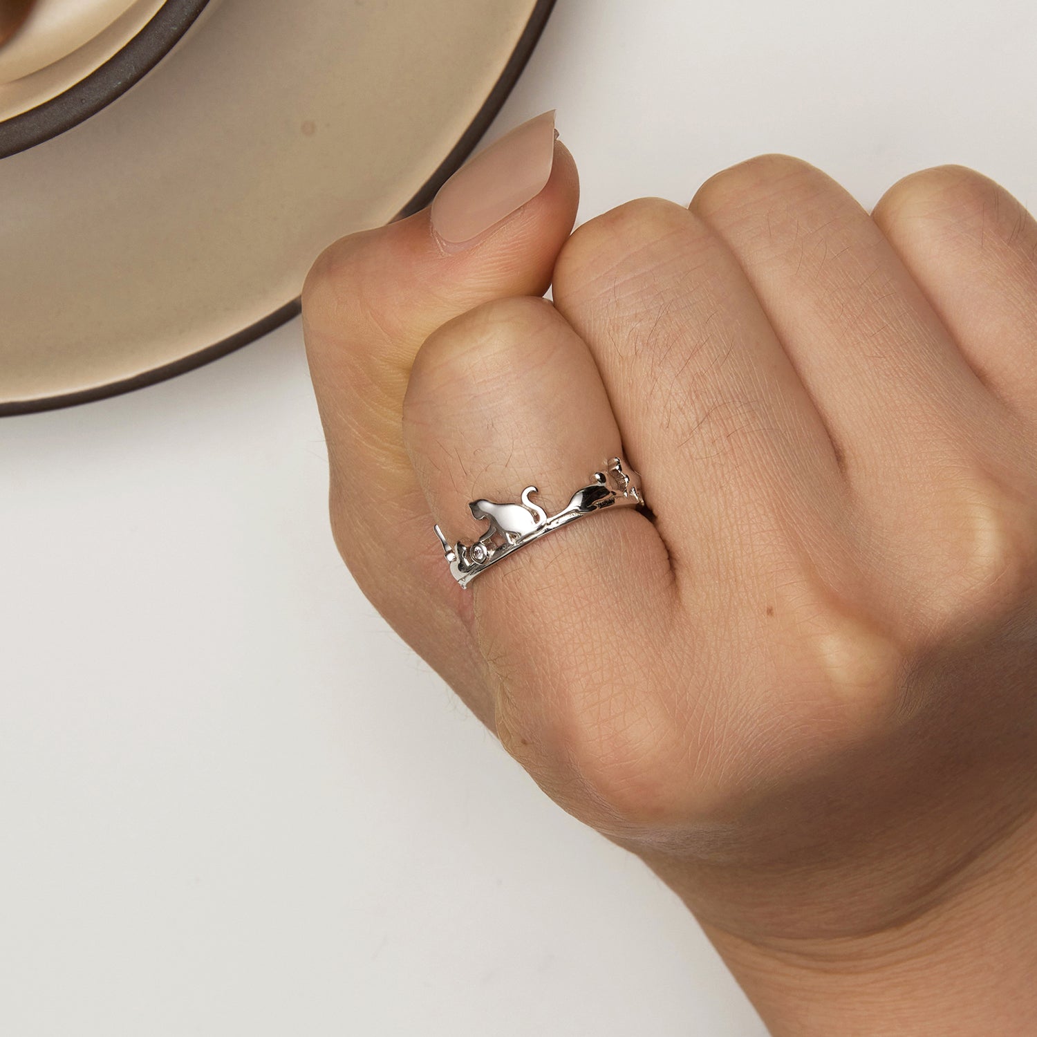 925 Sterling Silver Pavé Setting CZ Ring - Width 1.5-6.5mm for Women  DestGlow
