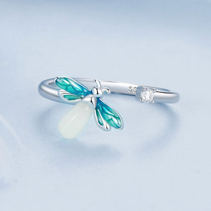 925 Sterling Silver White Gold Plated Enamel Pavé Setting CZ Ring  DestGlow