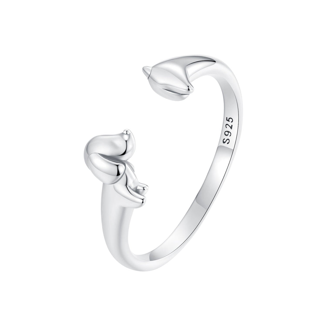 925 Sterling Silver Oxidized 1.8mm Width Elegant Style E Ring  DestGlow