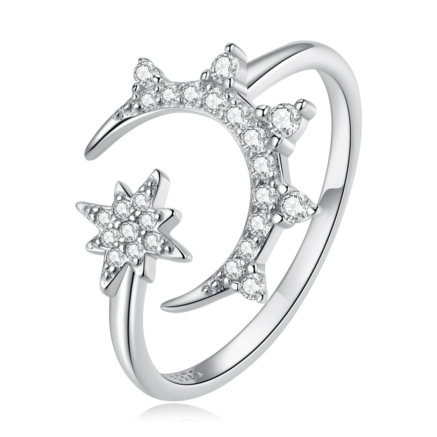 925 Sterling Silver Pavé Setting CZ Ring by Bids.com