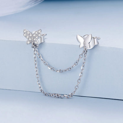 S925 Sterling Silver 40mm Pavé CZ Earrings  DestGlow