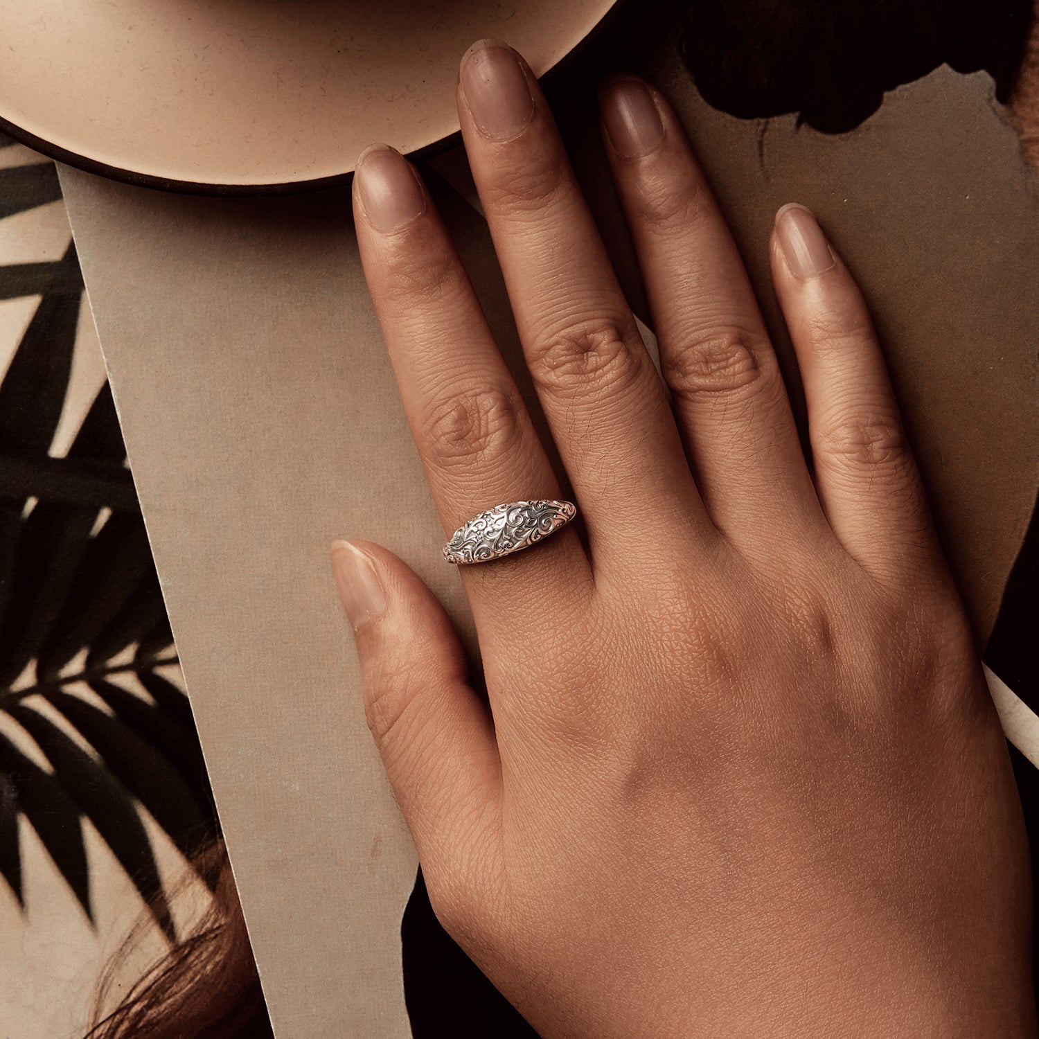 925 Sterling Silver &amp; Oxidized Silver Rings for Men  DestGlow