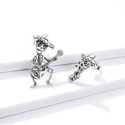 S925 Oxidized Silver Earrings Size 1.5*1cm, 2.4*1.3cm for Women  DestGlow