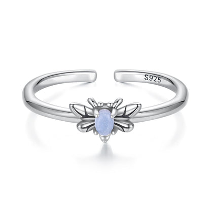 925 Sterling Silver Pendant with Luminous Stone - Oxidized Silver, For Rings  DestGlow