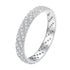 925 Sterling Silver Ring with Pavé Setting CZ for Women Size 6.0  DestGlow